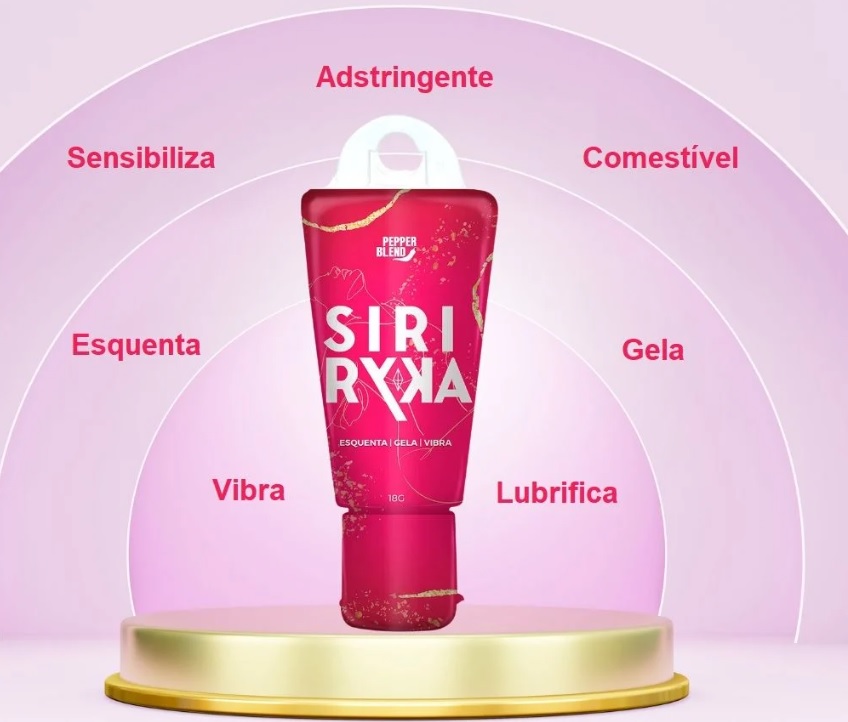 Siri Ryka Gel Excitante Feminino Beijável