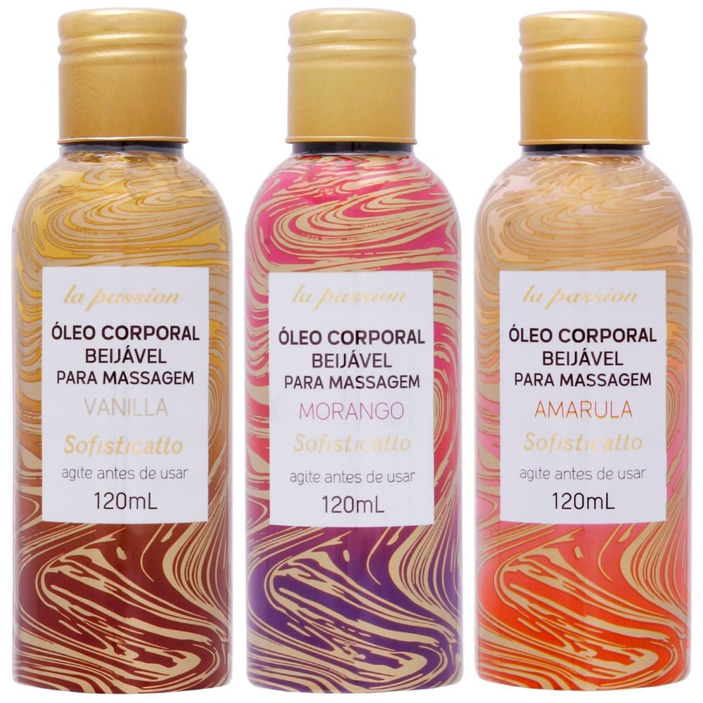 óleo de massagem beijável